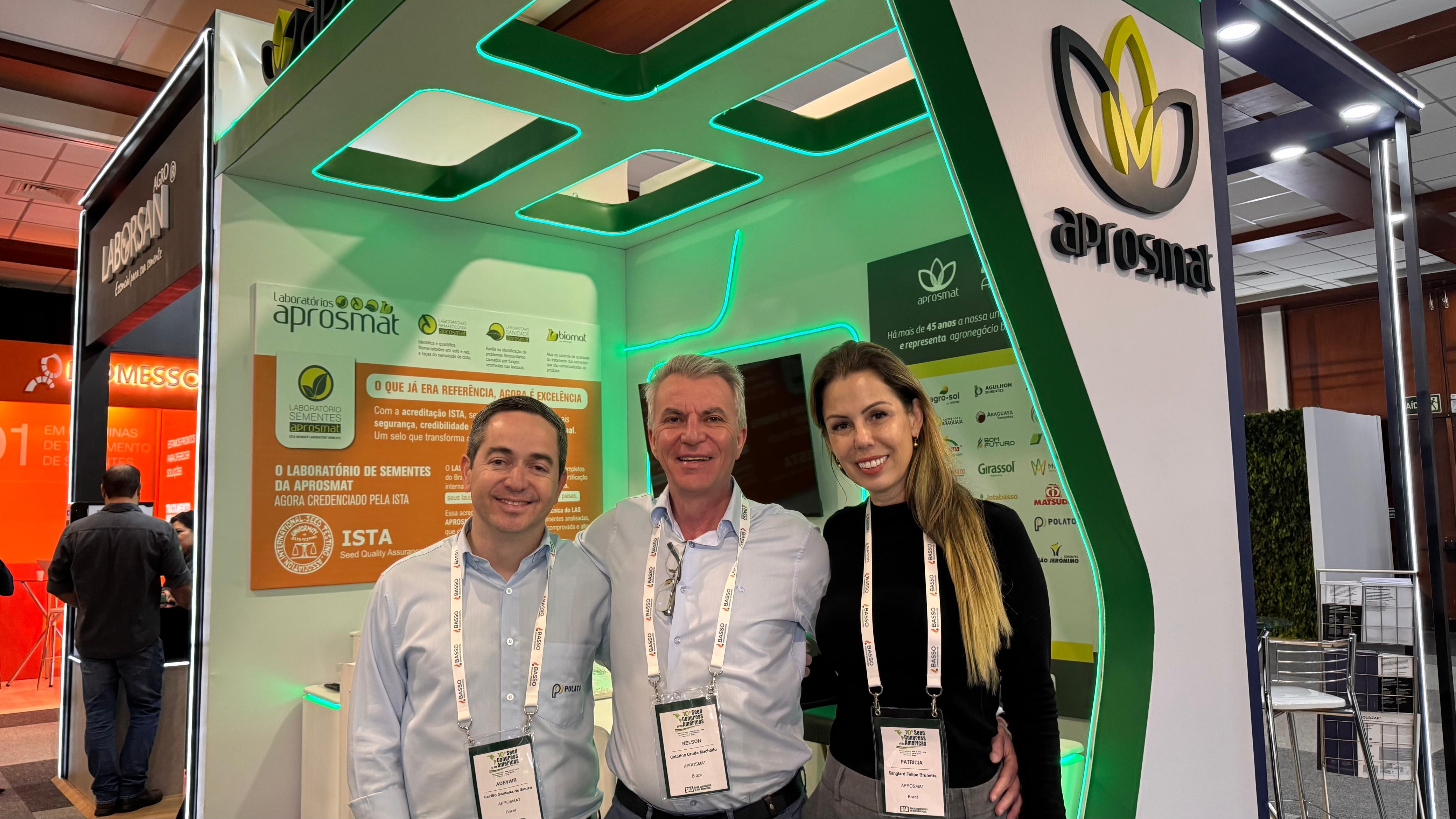 APROSMAT apresenta acreditação pela ISTA do seu Laboratório de Análise de Sementes no 10º Congresso de Sementes das Américas
